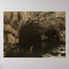 La Grotte de la Loue - Gustave Courbet Kunstkunst Poster