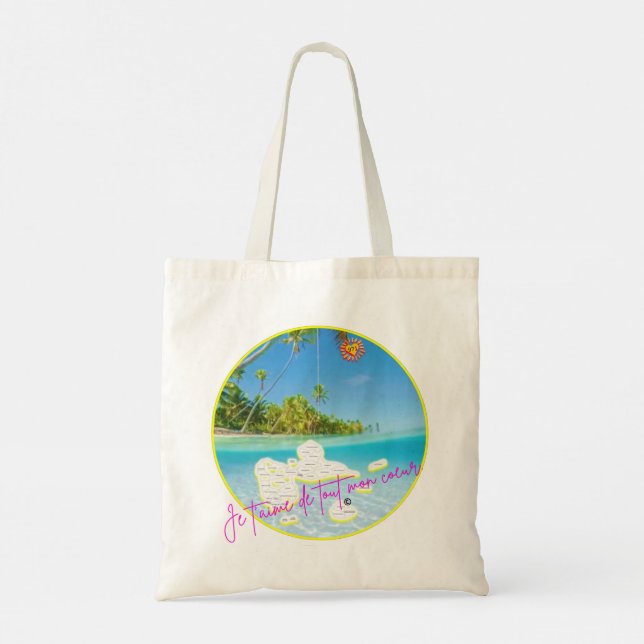 La Guadeloupe Tragetasche (Rückseite)