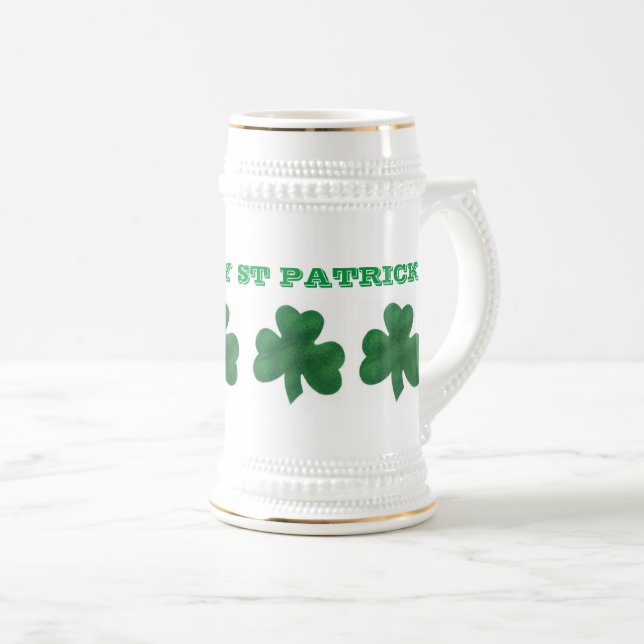 LÁ HAPPY ST PATRICK BIERGLAS (VorderseiteRechts)