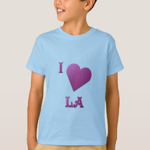LA — Heiß rosa T-Shirt