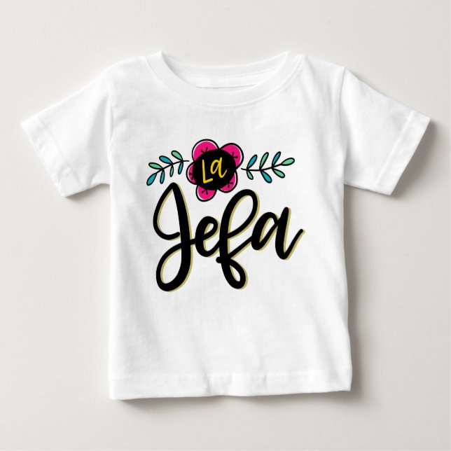 La Jefa, Baby T-shirt (Vorderseite)
