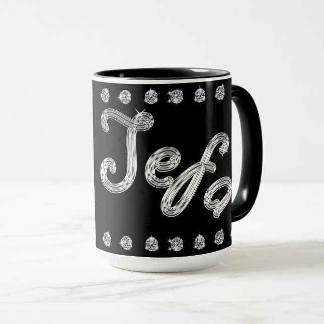 La Jefa Bling Tasse (VorderseiteRechts)