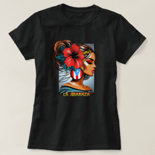 La Jibaraza 11 – Puerto-ricanische Jíbara • Boricu T-Shirt