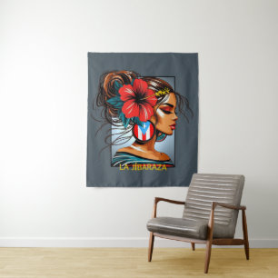 La Jíbaraza 11 – Puerto-ricanische Jíbara-Kunst • Wandteppich