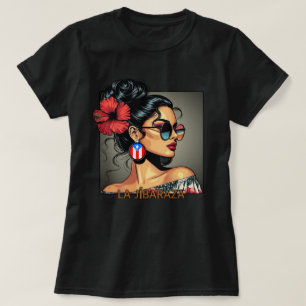 La Jibaraza 12 – Puerto-ricanische Jíbara • Boricu T-Shirt