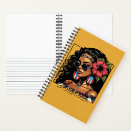 La Jíbaraza 1 – Puerto-ricanische Jíbara Kunst • B Notizbuch