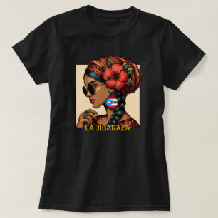 La Jibaraza 2 – Puerto Ricanische Jíbara • Boricua T-Shirt