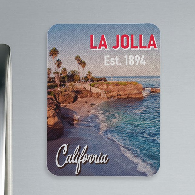 La Jolla Beach Cove San Diego Magnet (Von Creator hochgeladen)