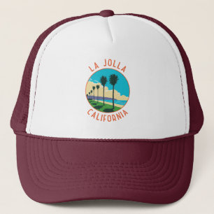 La Jolla California Reise Kunst Vintage Truckerkappe