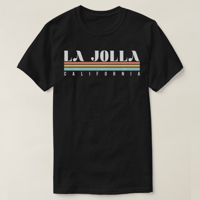 La Jolla California Retro Vintag T-Shirt (Design vorne)