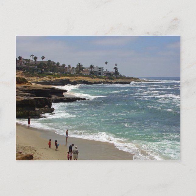 La Jolla Cove Beach Postkarte (Vorderseite)