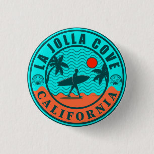 La Jolla Cove San Diego California Souvenirs  Button