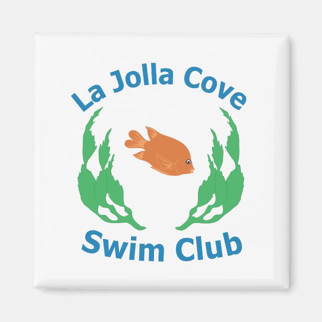 La Jolla Cove Swim Club Logo Magnet (Vorne)