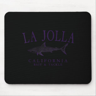 La Jolla Kalifornien Vintage Pflaume Kunst Angeln Mousepad