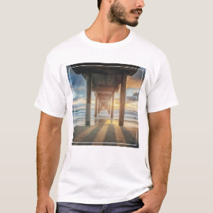 La Jolla, Scripps Pier an Sonnenuntergang   San T-Shirt