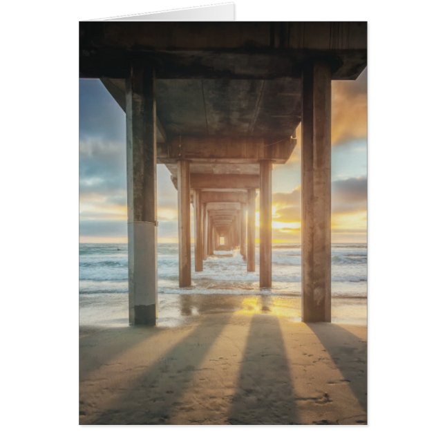 La Jolla, Scripps Pier bei Sonnenuntergang | San D (Vorne)