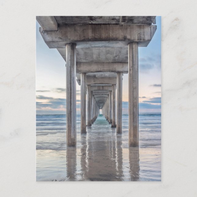 La Jolla, Scripps Pier Postkarte (Vorderseite)