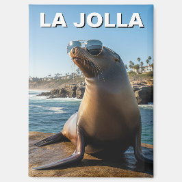 La Jolla Sea Lion California Magnet