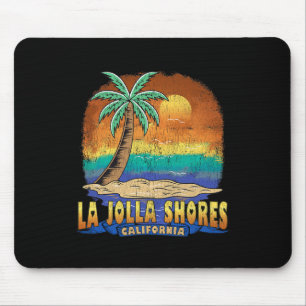 La Jolla Shores Kalifornien Vintage abgenutzt Ande Mousepad