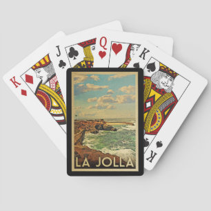 La Jolla Spielkarten Vintage Kalifornien Küste