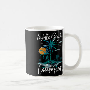 La Jolla Strand Kalifornien Palme Sommer Familie Kaffeetasse