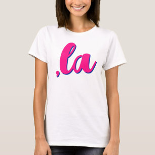 ,la Kamala comma aussprechen heißen rosa Text w sh T-Shirt