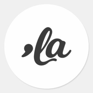 La - Kamala Harris 2024 Frau Präsidentin Vote Kama Runder Aufkleber