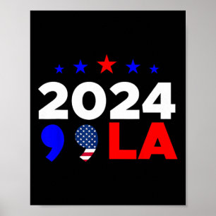 La Kamala Harris 2024 Wahl Präsident  Poster