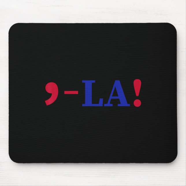La Kamala Harris für Präsident 2024 Funny Kamala U Mousepad (Vorne)