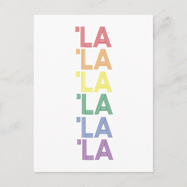 La Kamala Harris LGBTQ - Amerikanische Wahl Postkarte (Vorderseite)