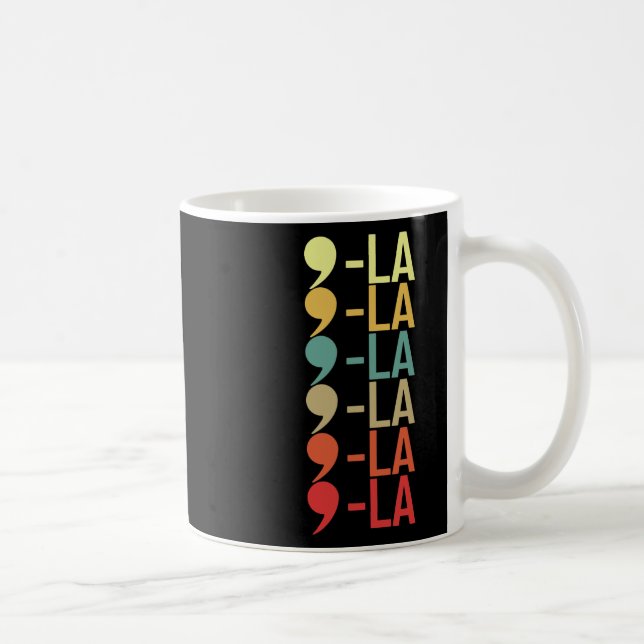 La Kamala Harris Präsident 2024 Vintage Wahl Kaffeetasse (Rechts)