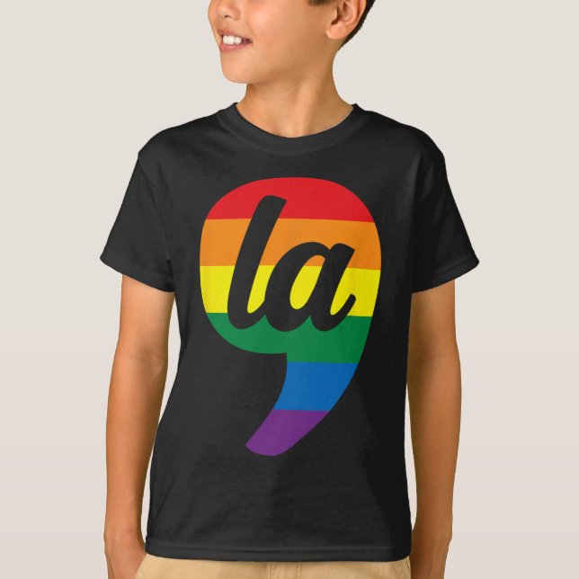 La Kamala Harris Pride Rainbow T-Shirt (Vorderseite)