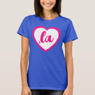 ,la KAMALA Herz heiß rosa Demokrat Text T-Shirt