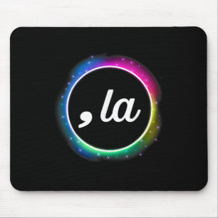 La - Kamala Shirt Cool Colorful Harris 2024 Comma Mousepad