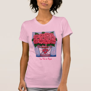 La konkurrieren en-Rosen-Unterhemd T-Shirt