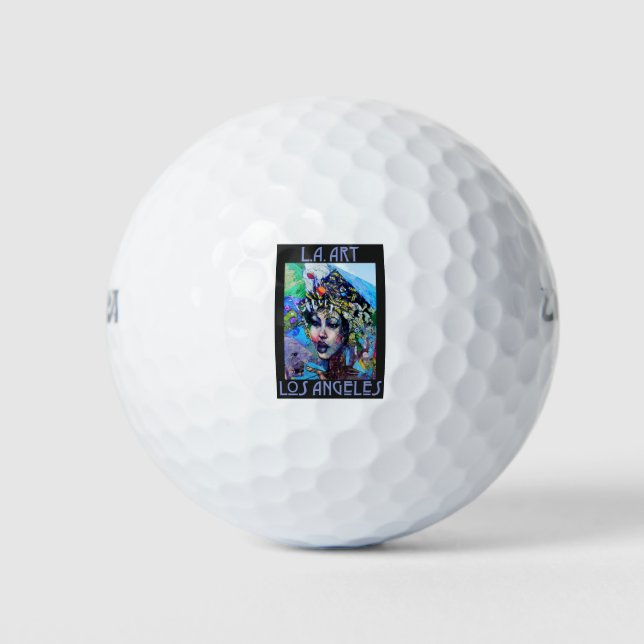 LA Kunst Golfball (Vorderseite)