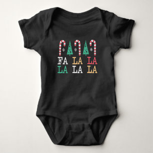 La La La Merry Weihnachten-64658 Baby Strampler