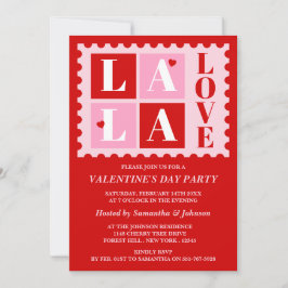 La La Love Valentine’s Day Party Invitation Einladung