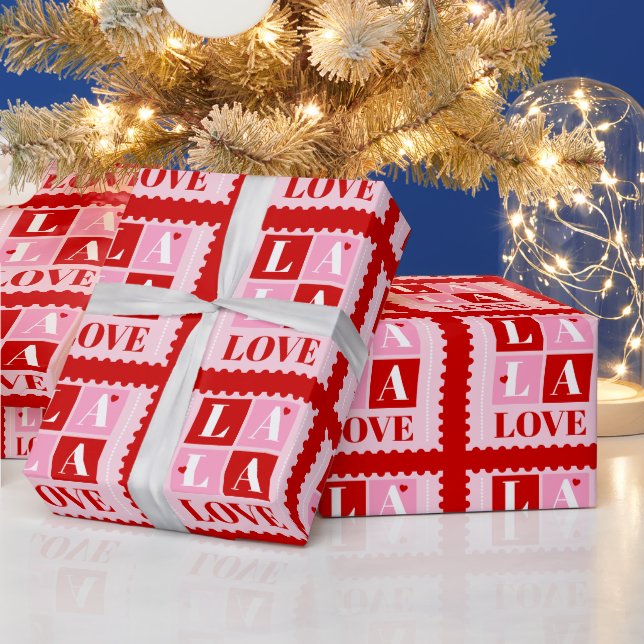 La La Love Valentinstag Geschenkpapier (Feiertage)