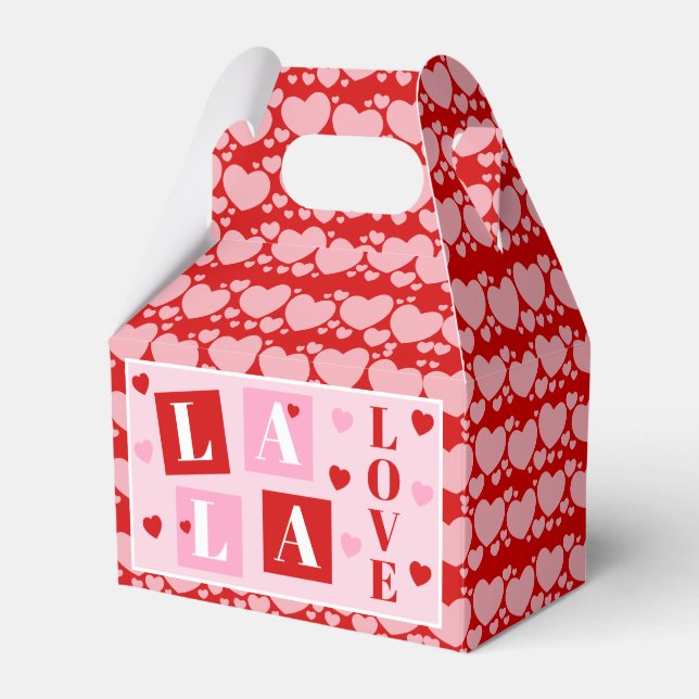 La La Love Valentinstag Geschenkschachtel (Vorderseite)