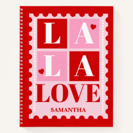 La La Love Valentinstag Notizbuch
