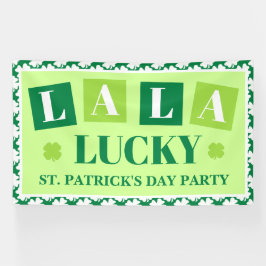 La La Lucky St. Patrick’s Day Banner