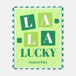 La La Lucky St. Patrick’s Day Fleecedecke