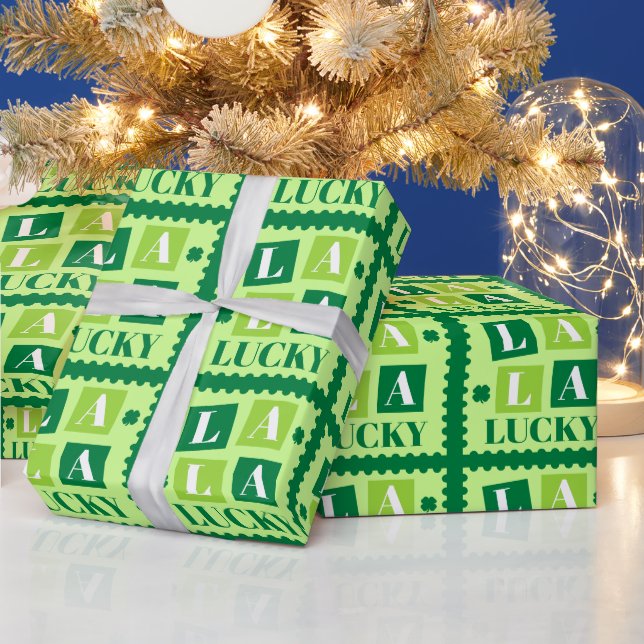 La La Lucky St. Patrick’s Day Geschenkpapier (Feiertage)