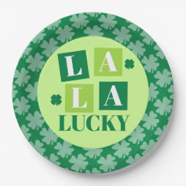 La La Lucky St. Patrick’s Day Green Pappteller