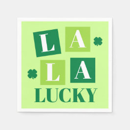 La La Lucky St. Patrick’s Day Green Serviette