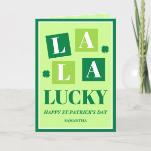 La La Lucky St. Patrick’s Day Karte