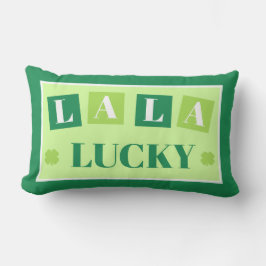 La La Lucky St. Patrick’s Day Kissen Für Draußen
