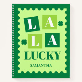 La La Lucky St. Patrick’s Day Notizbuch