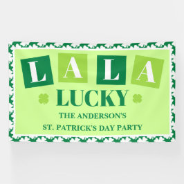 La La Lucky St. Patrick’s Day Party Banner